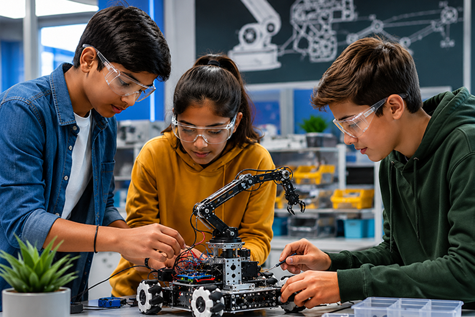 Intermediate robotics course