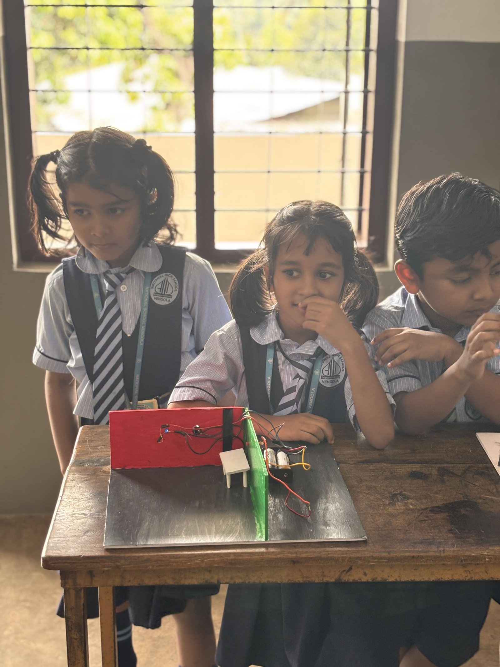 Students Learning Robotics