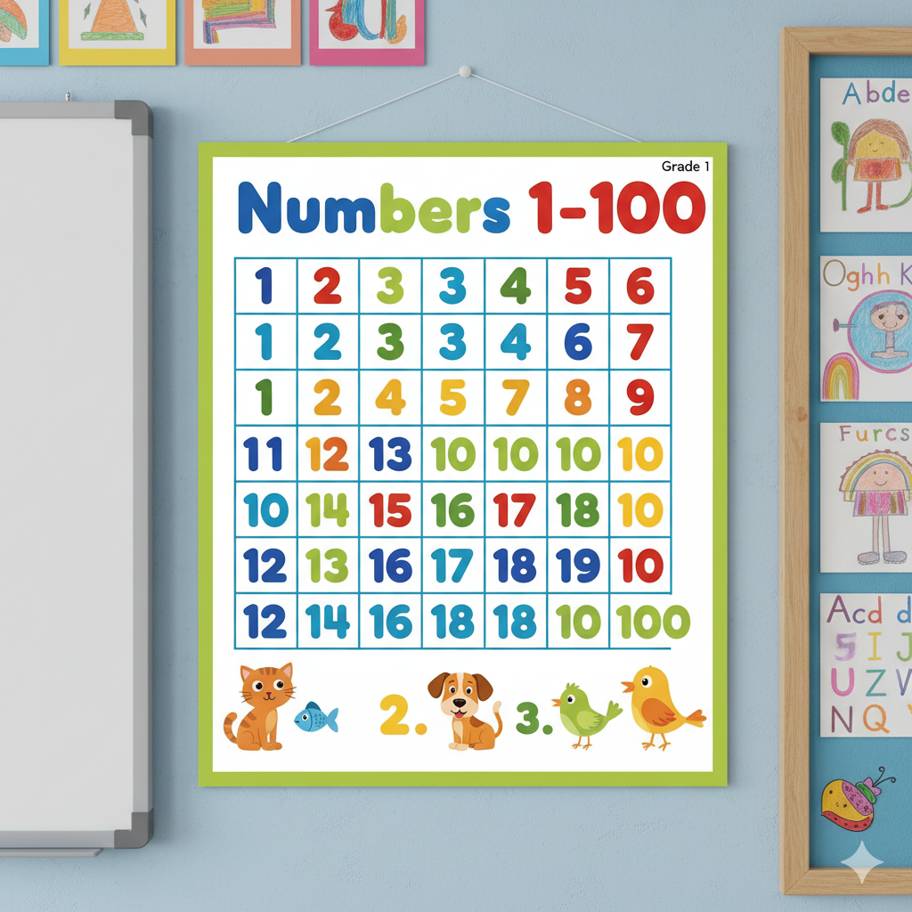 Numbers 1–100